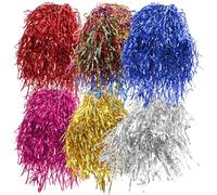 SUPVOX 6pezzi Parrucche Capelli Di Lamé Parrucche Lucide Per Feste in Maschera Copricapo Cosplay Divertenti Per Feste e Affascinanti