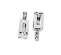 SUPVOX 6pezzi Pz Sella Ponte Tremolo Argento Per Chitarra Elettrica in Lega Di Rame Durevole