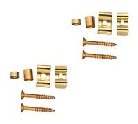 SUPVOX 6sets Chiusure Per Corde Di Chitarra Elettrica Dispositivo Di Blocco Per Corde Stabile Con Viti Materiale Metallico Di Alta Qualità Colore Dorato Accessori Per Strumenti Musicali