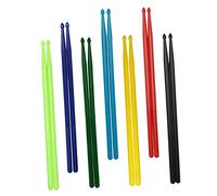 SUPVOX 7paia Bacchette Per Batteria Nylon Colorato Accessorio Strumento Musicale Per Principianti e Musicisti Set Da Leggere e Resistenti Facili Da Trasportare Materiale Sano e