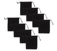 SUPVOX 8 Pezzi Borsa Porta Ocarina Professionale Nero con Protezione Antipolvere Multiuso per Trasporto e Utilizzo in Movimento