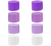 SUPVOX 8 Pezzi di Stelle Filanti di Carta Crespa Colorata, Decorazioni per Feste di Compleanno e Matrimoni, Festoni Multifunzionali per Addobbi Fai da Te, Materiale Cartaceo Elastico