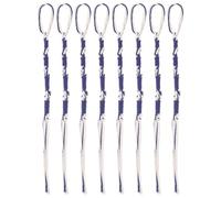 SUPVOX 8 Pezzi Frange per Indumenti Religiosi Ebraici Tzitzit Tassel Blu e Bianco Nodi Ashkenaziti, Accessori per Tallit Sciallo da Preghiera, Sostituzione Frange per Uso Liturgico