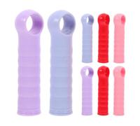 SUPVOX 8 Pezzi Impugnatura Sostitutiva per Manico Scopa Tubo 22mm Plastico | Set, Cappuccio Terminale per Tubo e Manico, Montaggio Semplice, Presa Ergonomica