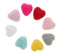 SUPVOX 8 Pezzi Perline Forma Cuore Decorazioni Artigianali per Fotografia e Feste Accessori per Decorazioni Casa