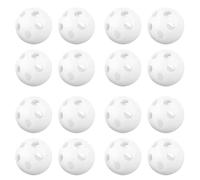 SUPVOX 80 inserti sonaglio per giocattoli per bambini: inserti sonaglio in plastica - palline bianche a forma di campanello per lavori fai da te - parti di ricambio per sonaglio per neonati
