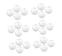 SUPVOX 80 Palline Sonaglio Bianche per Giocattoli Ragazzo Inserti Rumore in Plastica Resistenti per DIY e Riparazione Peluche Stimolazione Sensoriale e Sviluppo Uditivo