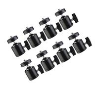 SUPVOX 8pezzi Testa Del Treppiede in Metallo Attacco Per Fotocamera Rotazione Gradi Adattatore Per Montaggio Su Treppiede Accessori Per Fotografia