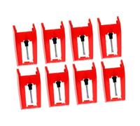 SUPVOX 8pezzi Titolo Proposto Aghi Sostitutivi Per Giradischi Con Eccellente Qualità Audio e Facile Installazione Compatibile Con La Maggior Dei Fonografi