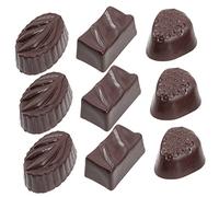 SUPVOX 9 Pezzi Giocattoli di cioccolato Cioccolatini cioccolato da modellare impostore cioccolato sfuso fotografare il di cioccolato interessante di cioccolato pvc