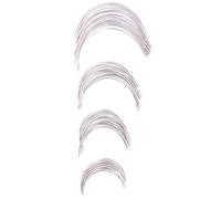 SUPVOX 96 Aghi Curvi da Cucito a Mano Tipo C in Metallo Aghi da Tessitura Cruna Larga per Lavori Artigianali Set da 96 Pezzi 2-35 Pollici per Cucito Pelle e Parrucche