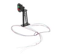 SUPVOX a Semaforo Scala Miniatura Della Luce Stradale Semaforo Scenario Del Treno Ornamento Del Segnale Di Simulazione Giocattolo Del Semaforo Mini Semaforo Nero Plastica