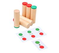 SUPVOX a Tubo Montessori per Educativo in Legno per Allenamento Uditivo e Sviluppo Cognitivo Set Completo per Attività Sensoriali