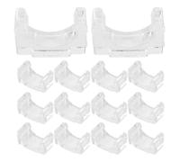 SUPVOX Accessori per Chioma Trasparenti in Plastico a Forma di U 100pezzi per Acconciature DIY e Artigianato Creativo