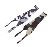 SUPVOX Accessori per Occhiali Mimetici in Neoprene 2 Pezzi, Catene Regolabili e Cordini Elastici per Sport e Uso Quotidiano, Compatibili con Mascherine