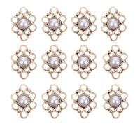 SUPVOX Accessori per Spille Fai da Te 20 Pezzi Strass Decorativi in Lega Dorata, Bottoni per Abbigliamento Retrò da Cucire, Ornamenti per Scarpe, Cinture e Decorazioni Moda