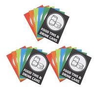 SUPVOX Adesivi per Bidoni della Raccolta Differenziata in Pvc 18 Pezzi, Etichette Resistenti allo Sbiadimento e Impermeabili, per Uso Interno ed Esterno in Casa, Ufficio e Aree