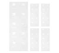 SUPVOX Adesivi per Laurea 2026 Argento, Sigilli Adesivi Rotondi per Buste e Confezioni Regalo, Decorazioni per Feste della Classe e Forniture per Diplomi