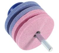 SUPVOX Affilatrice Doppio Strato per Tosaerba da Giardino con Testa Industriale Resistente a Strati, Mola Multifunzionale per Lame, Accessori per Affilatura Domestica e Professionale