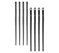 SUPVOX Aghi da Cucito Curvi per Pelle 8 Pezzi Ago a Doppio e Singolo Foro Accessori per Cucire la Pelle Strumenti Manuali per Lavorazione e Riparazione Artigianale
