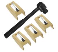 SUPVOX Aghi Puntina per in Alluminio con Gemma Sostitutiva per Fonografo Vintage Precisione e Resistenza per Dischi