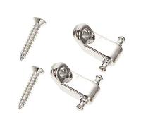 SUPVOX Albero per Corde Rullo in Metallo Argento per Chitarre Elettriche Viti di Montaggio, Migliora la Performance e Prolunga la Vita delle Corde