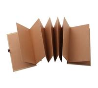 SUPVOX Album di Foto in Bianco Kraft dell'album della Pagina Album della Fisarmonica da 6 Pollici per la Raccolta di Foto del Anniversario di Nozze del Bambino San | Kraft Vuoto