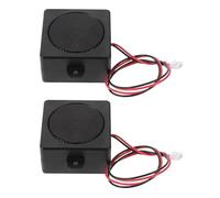 SUPVOX Altoparlante Singola Cavità 5w 4ohm in Plastica e Metallo, Modulo Amplificatore Interno Compatibile per Progetti Fai-da-te e Monitor Tv, Confezione 2 Pezzi