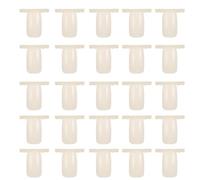 SUPVOX Anelli Portatile 200 Pezzi Espositivi Smalto in Plastica e Beige Pratica Presentazione Nail Art Colori Unghie per Uso Professionale e Fai-da-te