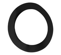 SUPVOX Anello Di Protezione Per Cerchio Grancassa in Pet Nero, Accessorio Per Batteria Protezione Adesiva Per Bordo Pelle Grancassa, Compatibile Vari Modelli, Smorzatore Batteria Per Uso Musicale