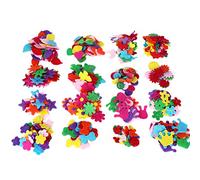 SUPVOX Appliques in tessuto colorato in feltro per decorazioni artigianali 200PCS