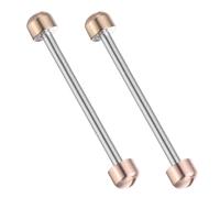 SUPVOX Aste per Viti da Orologio 2 Pezzi, Asta di Collegamento Cinturino 20 Mm Rosa, Tubo a Vite Avvitabile per Riparazione Orologi e Accessori Orologiai