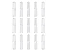 SUPVOX Astuccio Trasparente per Penne a Sfera e Gel Scatola Portapenne in Plastica Resistente Set da 15 Pezzi per Scuola Ufficio e Organizzazione Scrivania