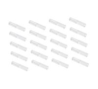 SUPVOX Astuccio Trasparente per Penne a Sfera Set da 20 Pezzi Scatola Portapenne in Plastica Resistente Design a Anello Custodia Portaoggetti per Penne Gel per Studenti e