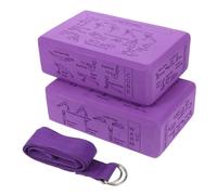 SUPVOX Attrezzi Per Lo Stretching Yoga Blocchi Yoga Ad Alta Densità Cinghia E Per Lo Stretching In Eva In Schiuma Leggera