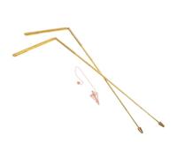 SUPVOX Bacchette da Rabdomante in Rame, Bastone da Rabdomanzia, Oro, Pratiche e Facili da Usare, per Avventure All'aperto e Esplorazione Outdoor