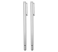 SUPVOX Bacchette Rabdomanti Telescopiche in Acciaio Resistenti alla Ruggine con Custodia Strumento Leggero per Ricerca Acqua Linee Telluriche e Feng Shui Portatile e Facile da