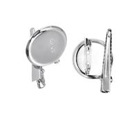 SUPVOX Base per Spilla Alligatore 2,5 Cm in Ferro con Clip, Set da 100 Pezzi per Creazione di Spille Personalizzate, Accessori Fai da Te per Donne, per Abbigliamento e Decorazioni