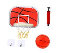SUPVOX Basket da e Esterno Sportivo con Tabellone e Pallone Kit Basketball in Plastica Abs e Resistente Sviluppo Abilità e Cooperazione Regalo Colore Casuale Colore Casuale
