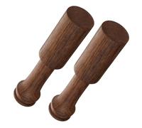 SUPVOX Bastoncini per Ciotola Sonora in Legno 2 Pezzi, Leggeri e Facili da Tenere, Accessori per Meditazione e Pratiche nel Tempio