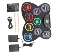 SUPVOX Batteria Elettronica in Silicone Portatile per Adulti Kit USB per Pratica Musicale Ovunque Strumento Percussioni Sicuro e Facile da Usare per Regali Compleanno