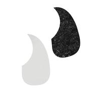 SUPVOX Battipenna Adesivo Per Chitarra Folk 40/41 Set 2 Pezzi Comma e Goccia, Protezione Leggera e Trasparente Nero Per Accessorio Chitarra Acustica, Decorativo e Versatile Per Strumenti Musicali