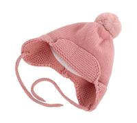SUPVOX Berretto Lavorato a Maglia per Ragazzo Ragazza Cinturino Cappello Invernale Caldo e Traspirante per e Bambine Cappello Pompon per attività all’Aperto e Passeggiate Invernali