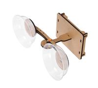 SUPVOX Bilancia in Legno Giocattolo per Ragazzi e Ragazze Educativo di Misurazione e Calcolo Gioco Scientifico per Casa e Giardino Stimola Abilità Matematiche e Cognitive Strumento