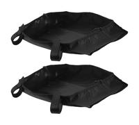 SUPVOX Borsa Organizer per Passeggino 2 Pezzi Oxford Nero, Cestino Portaoggetti Inferiore Ampia Capacità, Organizer Porta Pannolini per Gite Ragazzo Ragazza e Viaggi All’aperto