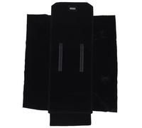 SUPVOX Borsa Porta Orologi in Flanella Nera Custodia Multifunzionale Compatta per Gioielli e Bracciali Rotolo Portaoggetti Resistente e Leggera per Viaggio e Uso Quotidiano