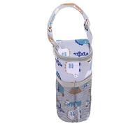 SUPVOX Borsa Termica per Biberon Piccolo Organizer per Bottiglie, Custodia Scaldabiberon Portatile per Asilo Nido e Viaggi, Facile da Fissare, Mantenimento Caldo e Protezione Acqua