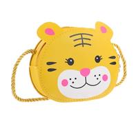 SUPVOX Borsa Tracolla Gialla per Bambina in Pelle Pu Cartoon, Portatile e Resistente ai Danni, e Ragazze