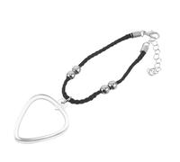 SUPVOX Braccialetto Porta Plettro per Chitarra a Forma di Cuore con Ciondolo, Custodia Portatile per Plettri, Organizzatore Compatto per Musicisti e Accessori da Viaggio