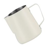 SUPVOX Brocca Schiumogena in Acciaio Inox 304 da 600ml Marcatura Interna, Brocca per Latte Art e Caffè Espresso Impugnatura Ergonomica per Uso Professionale e Domestico